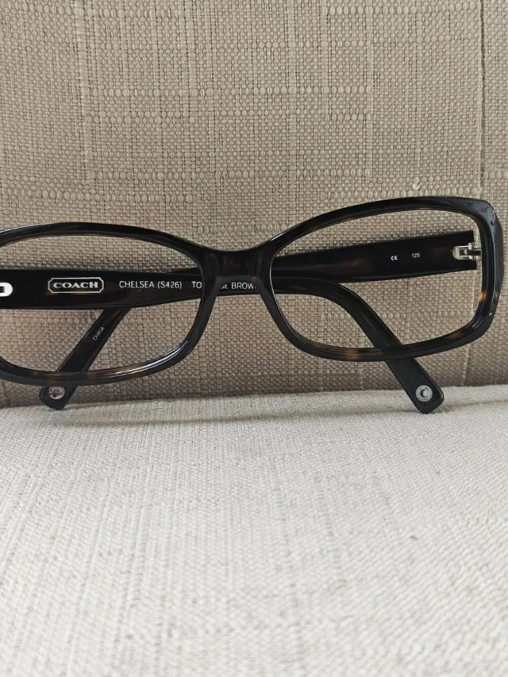 Coach Eyeglasses Frame CHELSEA Brown Tortoise Eyewear S426 Glasses Frame only
